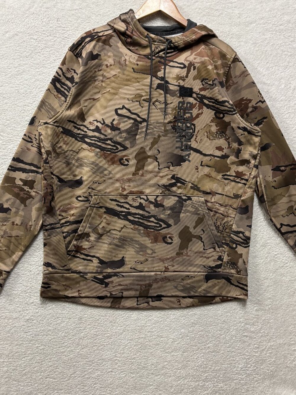 Under Armour Storm Hoodie Mens XL Extra Large Camo Ridge Reaper Barren Hunting